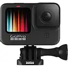 GoPro HERO9 Black - Waterproof Action Camera with Front LCD and Touch Rear Screens, 5K Ultra HD Video, 20MP Photos, 1080p Live Streaming, Webcam, Stabilization