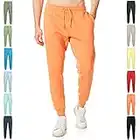 Ript Essentials RCPNT764 Pantalon de jogging doux au toucher pour homme, Orange, Taille S