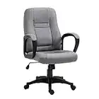 Cherry Tree Furniture Swivel Grey Fabric Swivel Desk Chair Office Chair