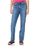 Wrangler Womens HIGH Rise Straight Jeans, Rocky, 30W / 30L