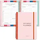 S & O Undated Planner con Meal, Abitudini e Routine Tracker, Elenco delle cose da fare giornaliero