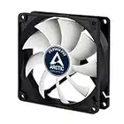 ARCTIC F9 PWM PST - 92 mm, Ventilateur Haute Performance, Ventilateur Boitier, Refroidisseur Silencieux pour Unité Centrale, Fonction de Partage PST, 150-1800 RPM - Noir/Blanc