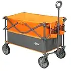 PORTAL XL Deeper Festival Trolley Folding Garden Beach Camping Larger Capacity Pull along Cart Collapsible Wagon with Wheels Heavy Duty Foldable Picnic Trailer Hand Truck