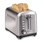 Hamilton Beach Professional 22991 Professional Toaster with Deep & Wide Slots for Artisan Bread & Bagel and Sure-Toast Technology, Auto Shutoff, 2-Slice, Stainless Steel