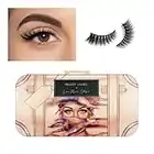 Melody Lashes faux cils naturel Lashes ultra fluffy de qualité supérieure Idéal pour toutes les formes d'yeux ruban de coton doux 15x réutilisable Doux Confortable Cils vegan make up (Confidence)