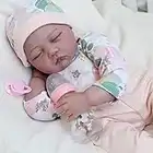 Kaydora 22" Sleeping Reborn Baby Girl Doll, Lifelike Newborn Toddler, Handmade Weighted Soft Body, Amazing Kids Gift for Christmas