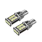 BOGAO 2 pcs T15 W16W 921/912 CANBUS Error Free LED Reverse Light Parking Light Backup Light Bulb Lamp Super Bright White