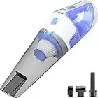 GOGOING Handheld Vacuum Cordless, Car Vacuum with Powerful Suction [9000Pa], Rechargeable Hand Held Vacuum, Portable Mini Hand Vacuum with Large Dirt Bowl, 3 Versatile Attachments & Cleaning Brush