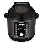 Instant Pot Pro Crisp 11-in-1 Friggitrice ad Aria / Pentola a Pressione Multifunzione in Acciaio Inossidabile, Adatta a Cucinare Patatine Fritte, Verdura e molto altro, 1500 W, 7,6 L - Nero