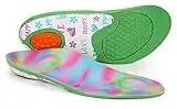 Plantillas para niños Insertos de zapatos Ortesis Comfort Arch Support, Suela interna que absorbe los golpes Cojines para el talón, Pies planos, Pronación por debajo/por encima (26-28 EU)