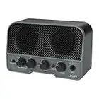 LEKATO Mini Guitar Amp, 5W Rechargeable Electric Guitar Amplifier, Clean&Overdrive Effects 2 Channels Bluetooth Guitar Amp Portable for Daily Practice,Black