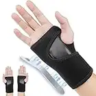 ACWOO Wrist Support Splint Brace, Adjustable Wrist Strap Carpal Tunnel Compression Splint Relieves Wrist Pain, Sprains, Tendonitis and Joint Pain, Breathable Wrist Brace Provides Wrist Support (Right)