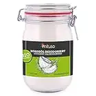 Aceite de coco orgánico mituso, insípido (desodorizado), 1 paquete (1 x 1000 ml) en un vaso con clip