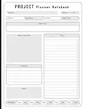 Project Planner Notebook: Project Management Workbook With Checklist | Project to do list Notebook | Project Planner for Business | Project Notebooks for Work