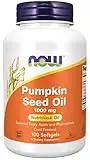 Now Foods, Pumpkin Seed Oil (Aceite de Semilla de Calabaza), 1000mg, 100 Cápsulas blandas, Probado en Laboratorio, Sin Soja, Sin Gluten, No GMO