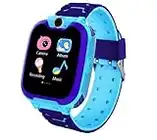 linyingdian Smartwatch for Kids Game Watch-Juego de música Reloj Inteligente (Incluye Tarjeta Micro SD de 2GB), con grabadora de Juegos de Llamadas, Reloj Despertador para niños y niñas (Azul)