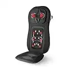 medisana MCN Pro Funda de asiento de masaje Shiatsu, asiento de masaje con vibración, desconexión automática, masaje de cuello regulable, 3 intensidades, con función de calentamiento