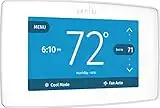 EMERSON Sensi Touch Wi-Fi Smart Thermostat with Touchscreen Color Display, Works with Alexa, Energy Star Certified, C-wire Required, ST75W , White