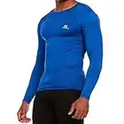 Russell Athletic Men's Compression Long Sleeve T-Shirt, Royal, XX-Large