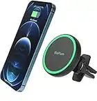 15W avec Support de Chargeur de Voiture sans Fil magnétique Compatible avec Le Chargeur Voiture, pour iPhone 13/12 Pro Max Mini, Chargeur sans Fil Magnétique pour Voiture