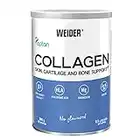 Weider Collagen. Peptide de collagène hydrolisé Peptan . Enrichi d’acide hyaluronique, de magnésium et de vitamine C. Pour la santé des os et des articulations. Sans arôme. 300g