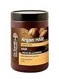 Mascarilla para el cabello con aceite de argán y queratina para cabello dañado, 1000 ml, Dr. Sante/5124