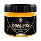 WANGQ Cuidado De Muebles Cera De Abejas,Limpiador Muebles Madera Cera 100 Natural, Wood Seasoning Beewax Restaurador De Muebles Pasta Pulido para Usar En Todos Los Tipos De Madera (85g)