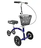 KneeRover Hybrid Knee Walker - All New Featuring KneeCycle Knee Scooter with All Terrain Front Axle Upgrade