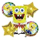 Palloncini Foil Decorazioni Festa Palloncini per Feste Buon Compleanno Cartone Animato per Bambini Regalo Homecoming Feste di Compleanno Decorazioni 5 Pezzi