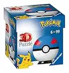 Ravensburger 3D Puzzle, Pokémon Superball azul, 54 Piezas, Edad Recomendada 6+, 11265 4