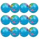 LAMEK 12Pcs Balle Anti Stress Globe Balle Globe de Stress Stress Relief Planisphère Mini Balle Globe Terrestre en Mousse Atlas Balle de Stress pour Enfant Ecole Elève Étude Cadeau Anniversaire