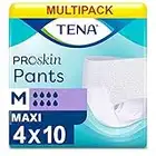 Tena Lot de 4 boîtes de 10 couches pour adulte Maxi Medium (hanches 80-110 cm)