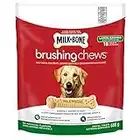 Milk-Bone Brushing Chews Dental Treats for Large Dogs, Daily Oral Care, 18 Treats