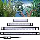 Sonnewelt LED Aquarium Beleuchtung, Aquariumbeleuchtung Lampe Weiß Blau Licht 16W Universal Aquarium Lampe mit Verstellbarer Halterung für Süßwasser-Aquarien