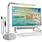 CoMokin Lámpara de Escritorio LED, Lampara Monitor Ordenador, Lámpara de Protección Ocular de Pantalla, 5 Modos de Luz deColor, Luz de Computadora Regulable para Escritorio Estudio Oficina