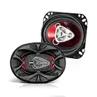 BOSS Audio Systems CH4630 Car Speakers - 250 Watts of Power Per Pair and 125 Watts Each, 4 x 6 Inch, Full Range, 3 Way, Sold in Pairs, Easy Mounting