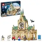 LEGO 76398 Harry Potter Hogwarts Hospital Wing Buildable Castle Toy for Kids, Girls & Boys with Clock Tower and 4 Minifigures Inc. Hermione & Ron Weasley, Buildable Set from The Prisoner of Azkaban