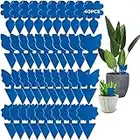 GeeRic Pièges à Colle 40 Pcs Sticky Fruit Fly Plante Moustique Bug Pièges Intérieur Extérieur Double Face Pièges à Colle Insect Catcher pour Whitefly Moustiques Insectes Volants,Bleu