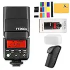 Godox TT350S Mini 2.4G TTL HSS 1/8000S GN36 Inalambrico Camara Speedlite Flash para Sony A7 A7R A7RII A58 A99 A6000 A6500 Camara + Regalo Blanco Caja Suave (TT350S)