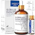 HIQILI Eucalyptus Essential Oil(100ML), 100% Pure Natural Organic Therapeutic Grade for Diffuser, Humidifier, Aromatherapy, Skin Care - 3.38 Fl. Oz