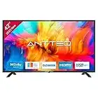 Antteq AB42D1 télévision 42 Pouces (TV 107 cm), Dolby Audio, LED, Triple Tuner DVB-C / T2 / S2, CI+, HDMI, Lecteur multimédia Via USB, Sortie Audio numérique, y Compris Mode hôtel