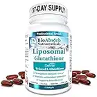 Liposomal Glutathione 500mg - 37-Day Supply of Setria Reduced L- Glutathione Supplements (75 Softgels)