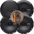 2 Pairs of Rockford Fosgate R1675X2 Prime Series 6-3/4" 2-Way car Speakers - 4 Speakers + 100FT Speaker Wire + Free Gravity Phone Holder