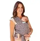 Moby Wrap Baby Carrier | Classic | Baby Wrap Carrier for Newborns & Infants | #1 Baby Wrap | Go to Baby Gift | Keep baby safe & secure | Adjustable for all body types | Perfect for Mom & Dad | Leopard