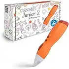 MYNT3D Junior2 3D Pen for Kids [2020 Updated] Child Safe Low Temperature Printing Pen (NOT Compatible with ABS/PLA)