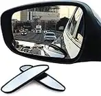 EEEkit Blind Spot Mirror, 2pcs HD Glass Convex Car Blind Spot Mirrors 360 Degree Rotating Blindspot Mirrors Convex Rearview Mirror Universal Auto Side Mirror Wide Angle Mirror for Car SUV Truck RV Van