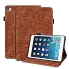 L&Btech Coque iPad Mini 5 Cover 7.9'', iPad Mini 4 Premium en Cuir PU Étui Flip Portefeuille Housse de Protection avec Support et Veille/Réveil Auto pour iPad Mini 1 2 3 4 5 Tablettes,Marron