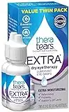 TheraTears Extra Dry Eye Therapy Lubricating Eye Drops for Dry Eyes, 0.5 fl oz Bottle, 2 Count(Pack of 1)