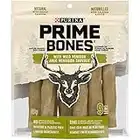 Prime Bones Dog Treats, Wild Venison Antler Shaped-Shaped Dog Chews 618g, brown