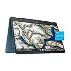 HP Chromebook X360 2-in-1 14" HD Touchscreen Laptop - Intel Celeron N4120, 4GB RAM, 64GB eMMC, Chrome OS - Forest Teal (14a-ca0790wm)